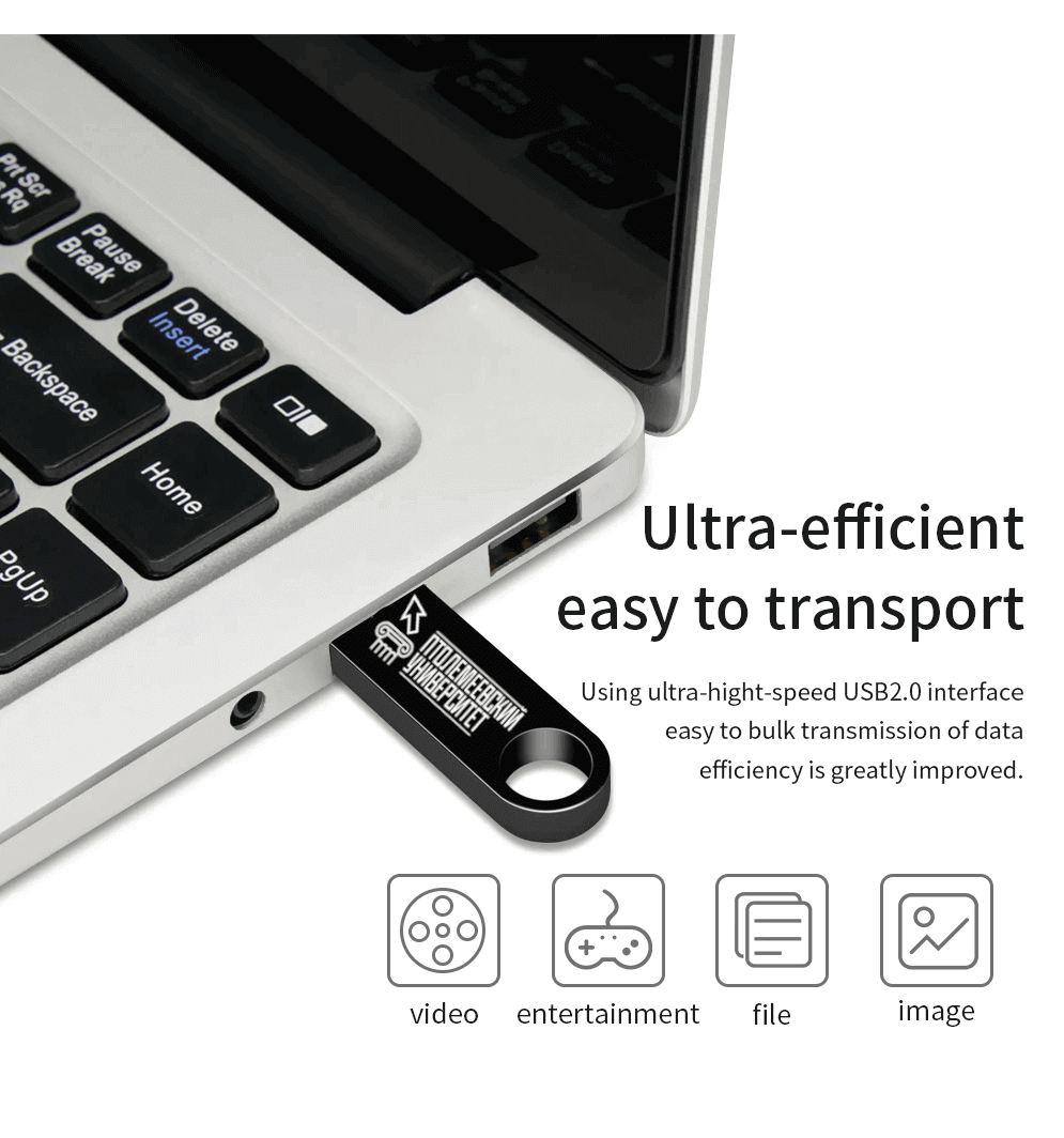 Высокоскоростной USB накопитель для простого доступа к ноутбукам, настольным ПК, мониторам и другим цифровым устройствам. Обеспечивает максимальную скорость передачи данных и удобный объем, карта памяти является надежным и емким хранилищем для всех Ваших файлов.